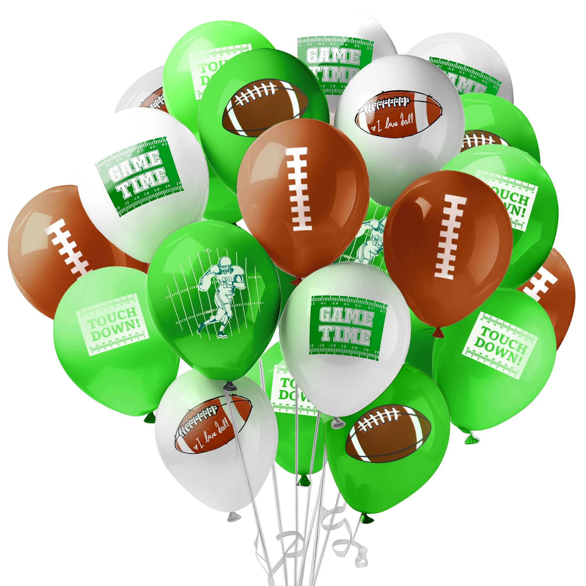 KatchOn, Football Balloon Arch Kit - 80 Pieces | Touch Down Balloons, Football Balloons, Football Party Decorations | Football Balloon Garland Arch Kit, Football Party Supplies, Football Decorations