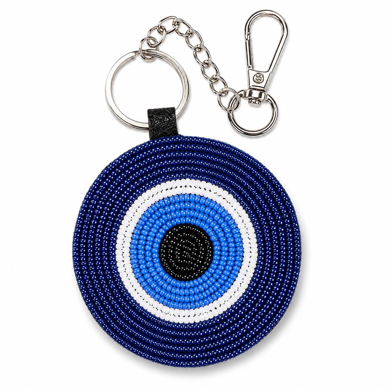 Folkulture Bag Charms Keychain |Cute Evil Eye Beaded Bag Charms for Tote Bag Accessories ,Handbags | Purse Charm for Graduation Gifts, Teacher Appreciation Gifts, Spiritual Gifts for Women