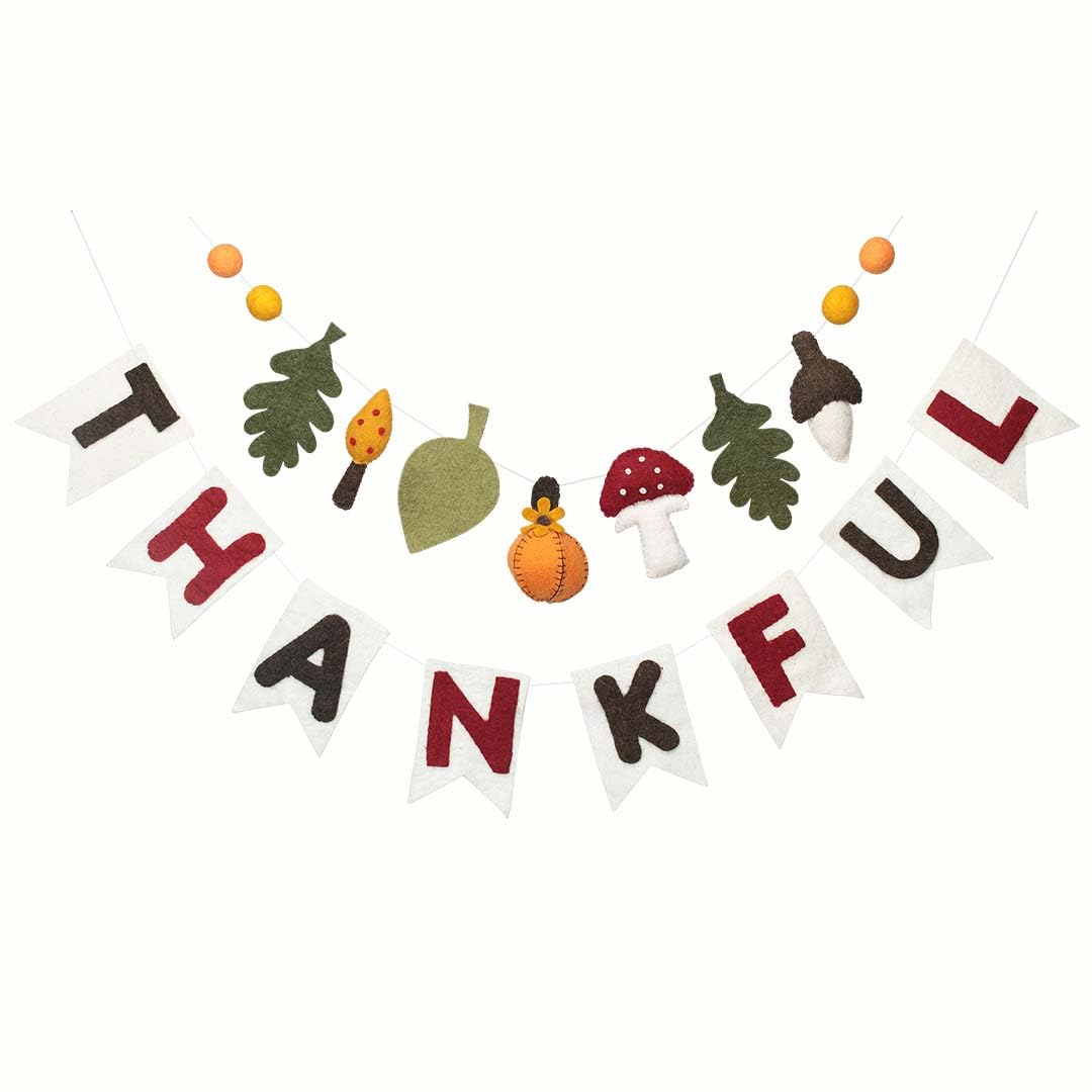 72" Felt Garlands - Thankful