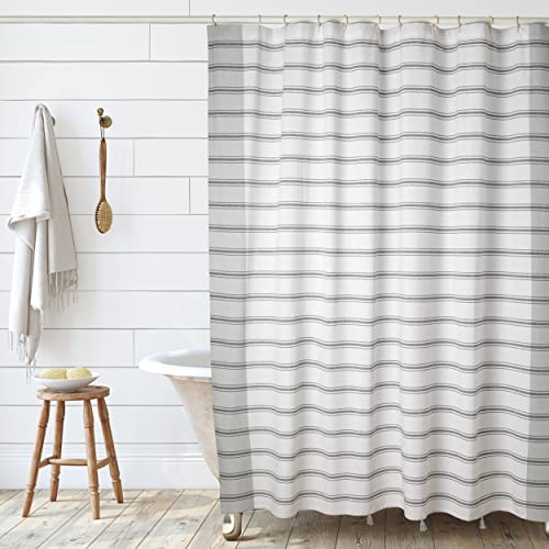 Folkulture 72" x 72" Shower Curtains - Laguna - Grey