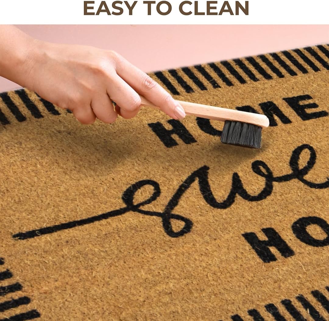 Folkulture Welcome Mat Outdoor | 16 x 28 Coir Door Mat for Front Door Outside Entrance | Eco Friendly, Durable & Anti Slip| Welcome-Mats Cute