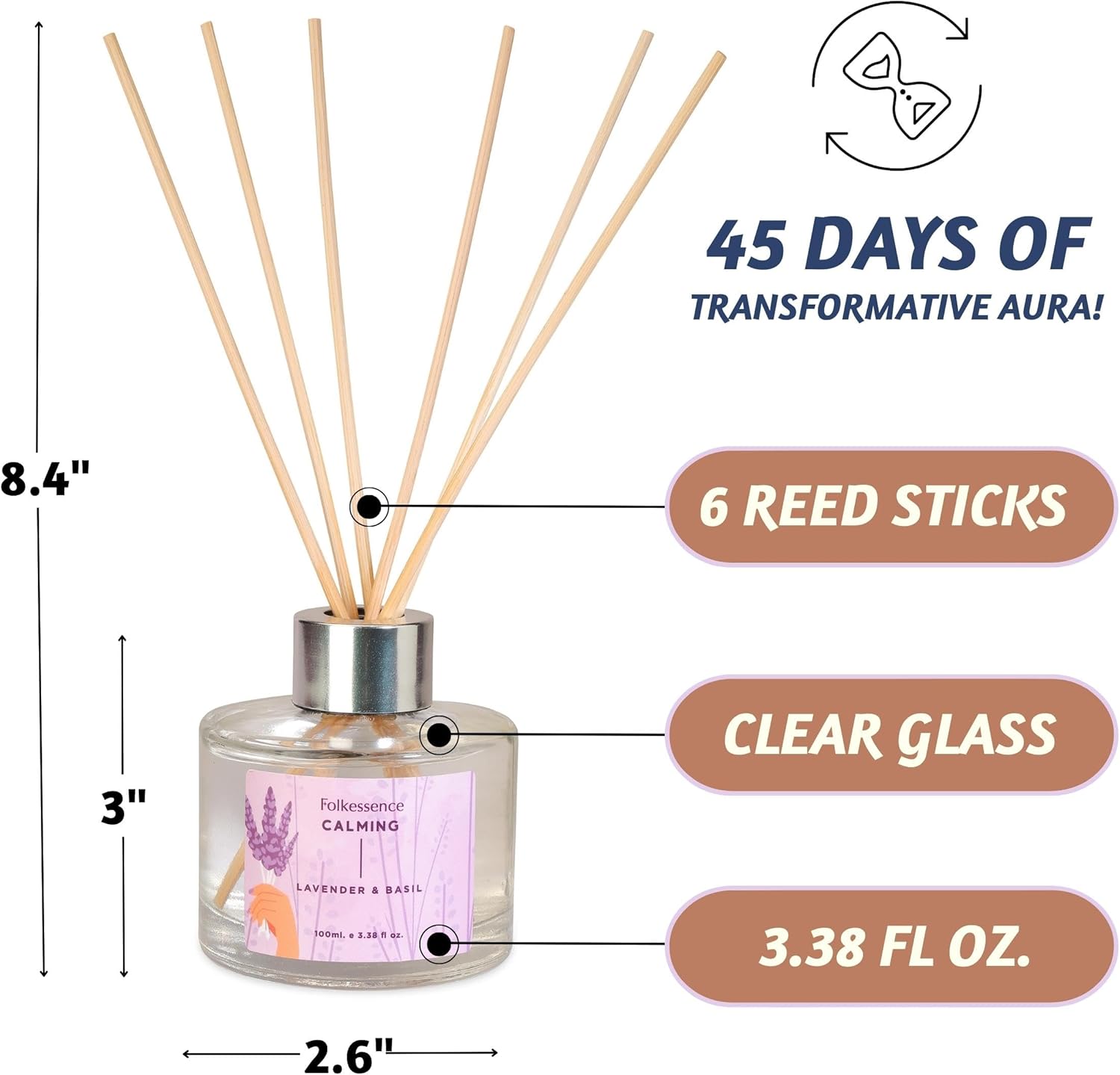 Folkulture 100 ml Reed Diffuser Aura Cleansing