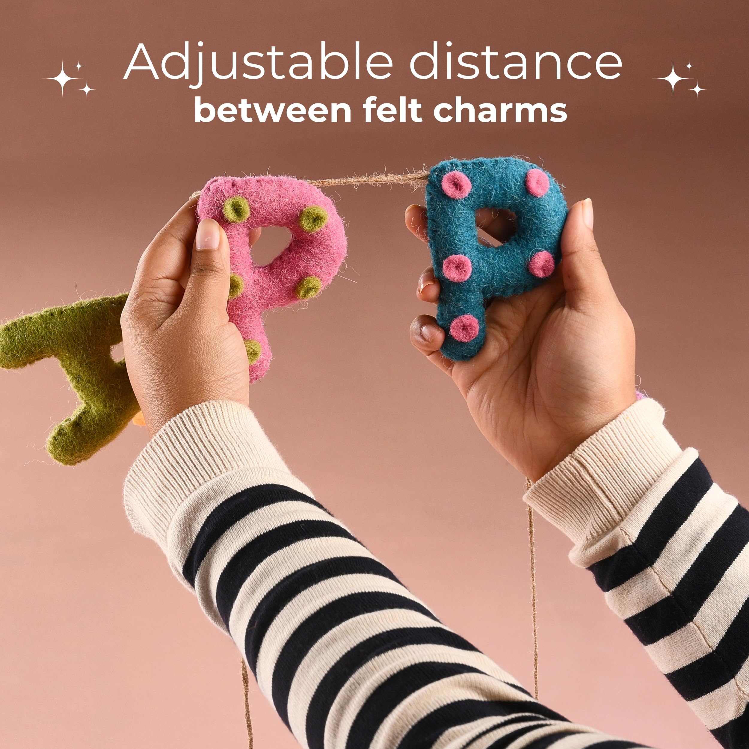 Folkulture Felt Garlands 72" - Happy Birthday