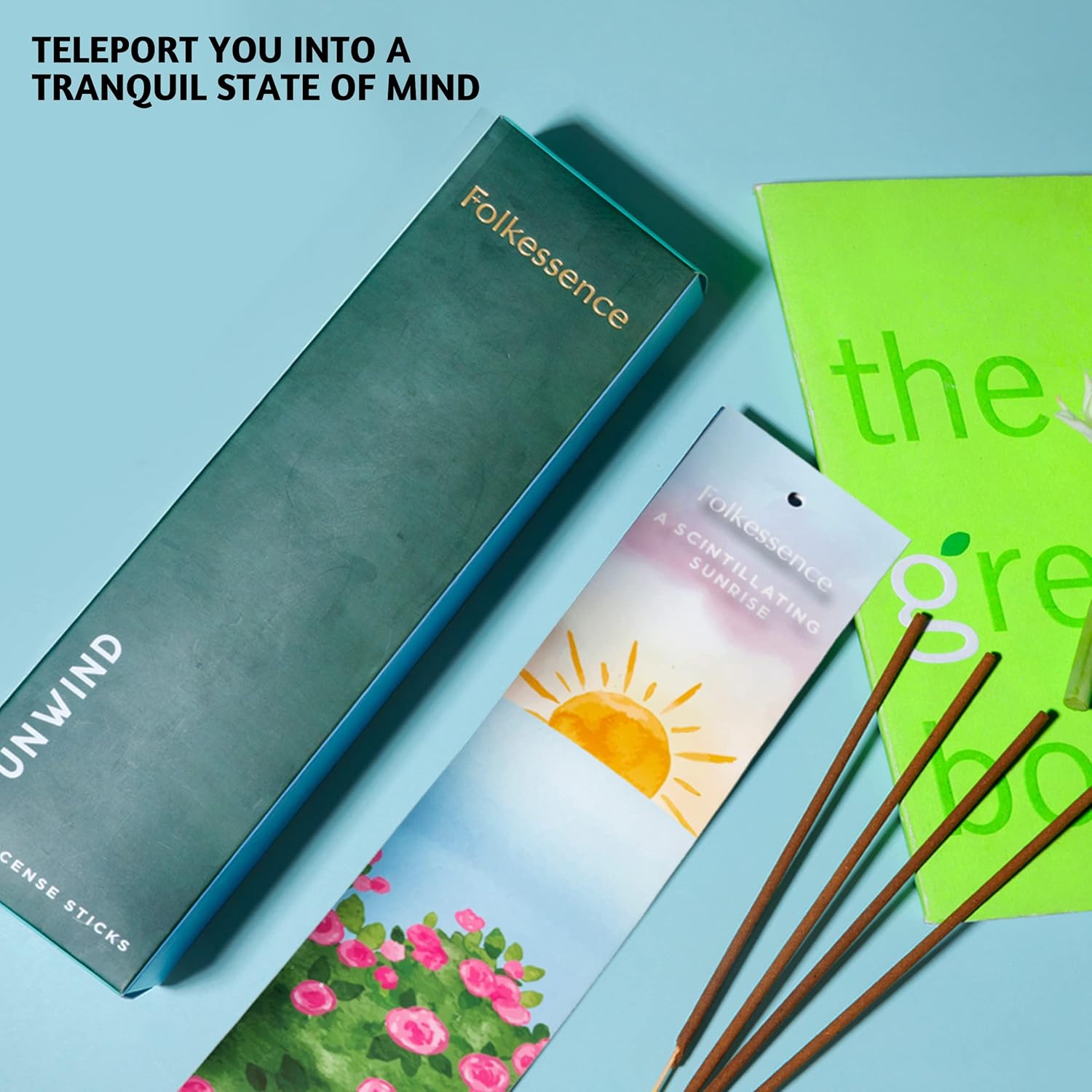Folkulture Pack of 6, 20 Incense Sticks - Unwind