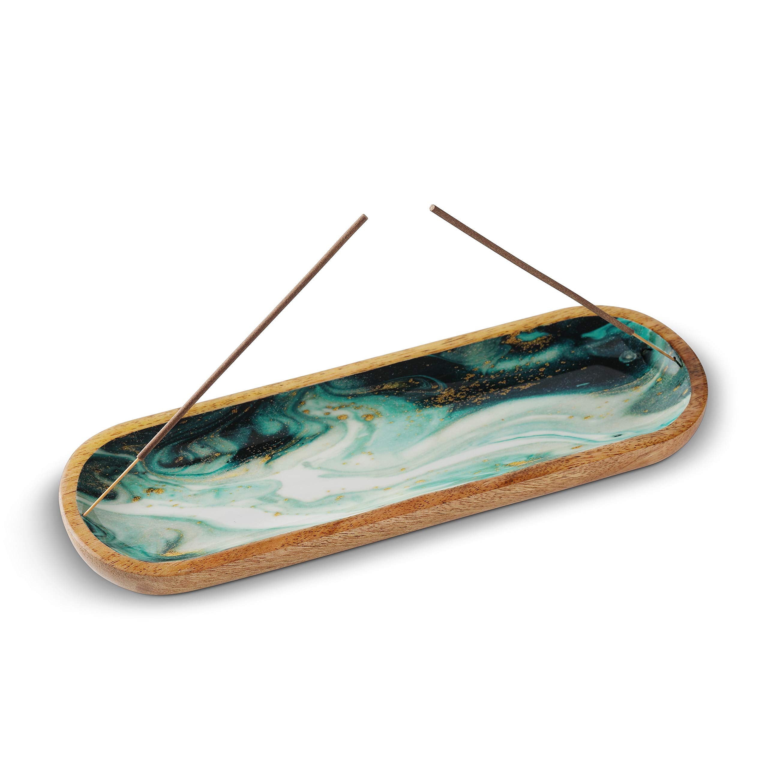 Incense Tray Green Agate
