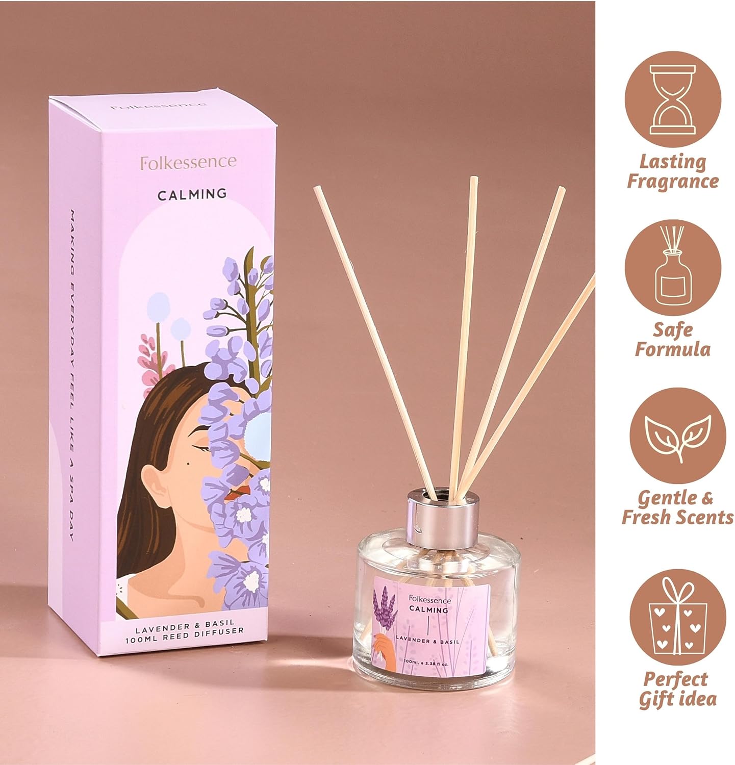 Folkulture 100 ml Reed Diffuser Aura Cleansing