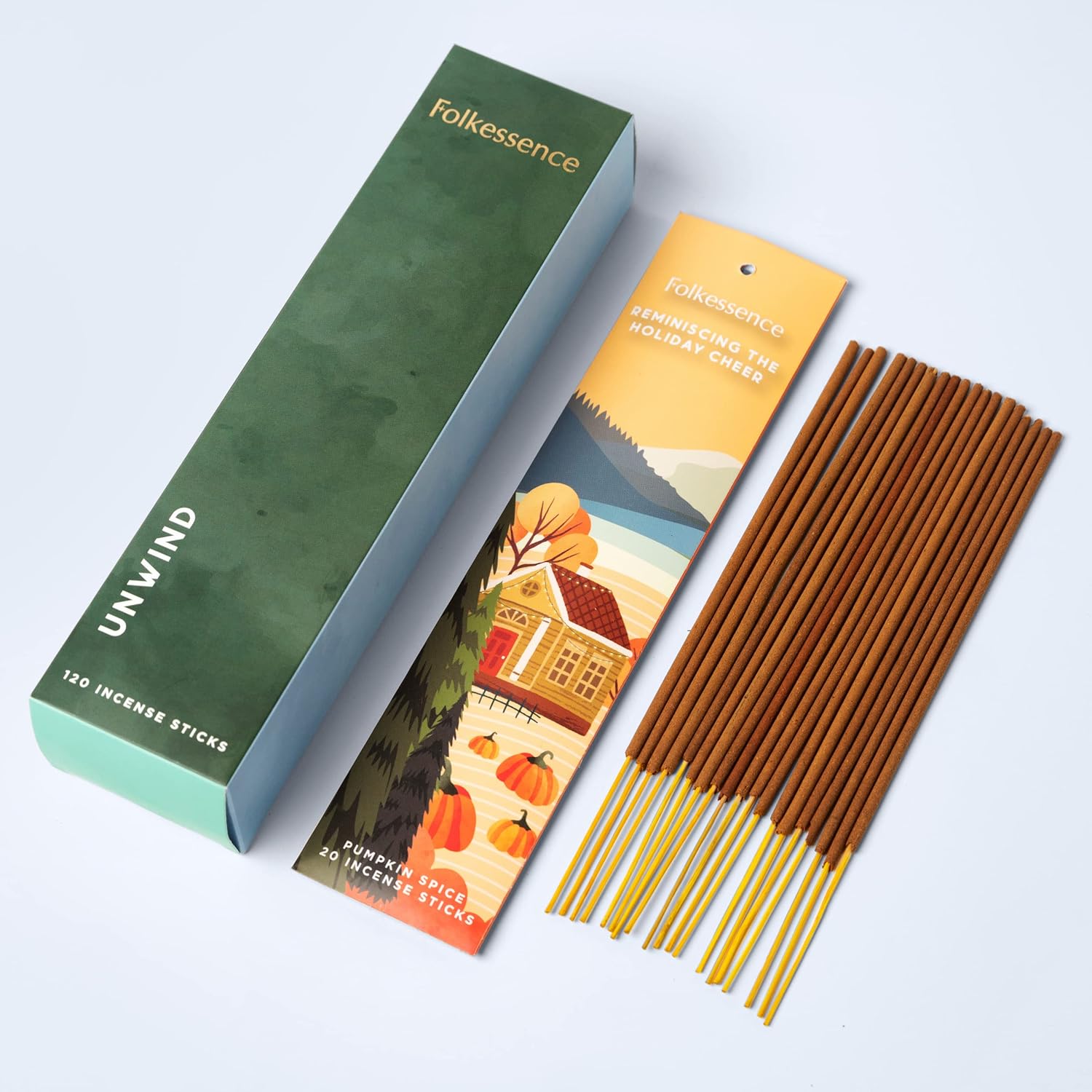 Folkulture Pack of 6, 20 Incense Sticks - Unwind