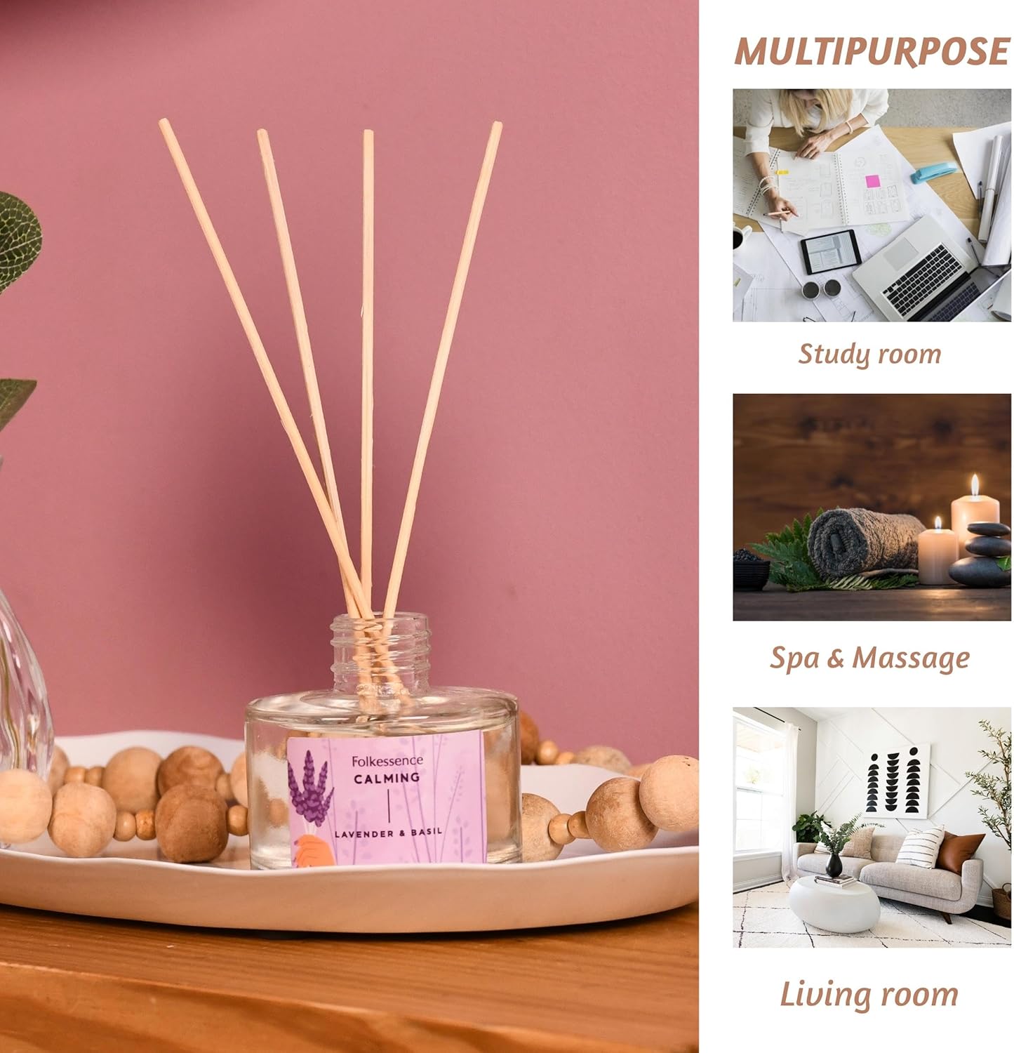 Folkulture 100 ml Reed Diffuser Aura Cleansing