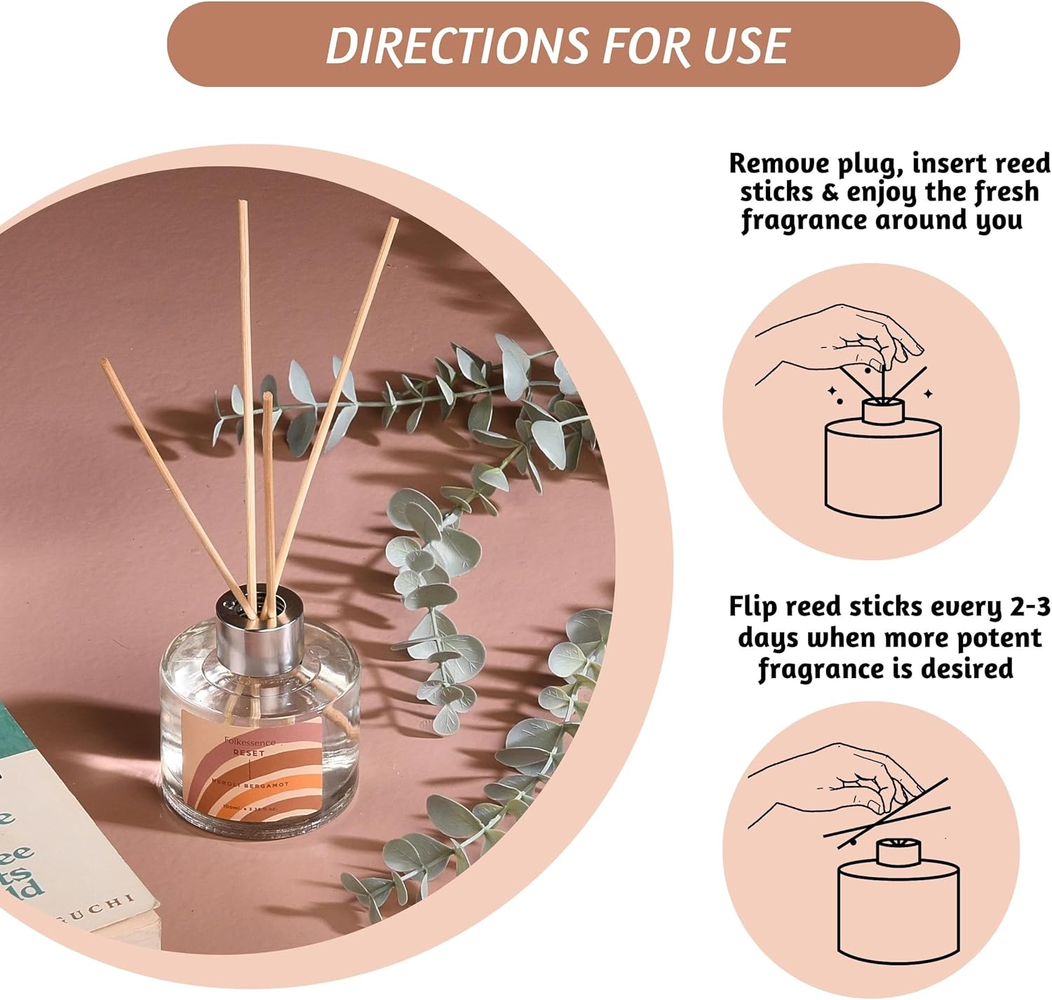 Folkulture 100 ml Reed Diffuser Reset