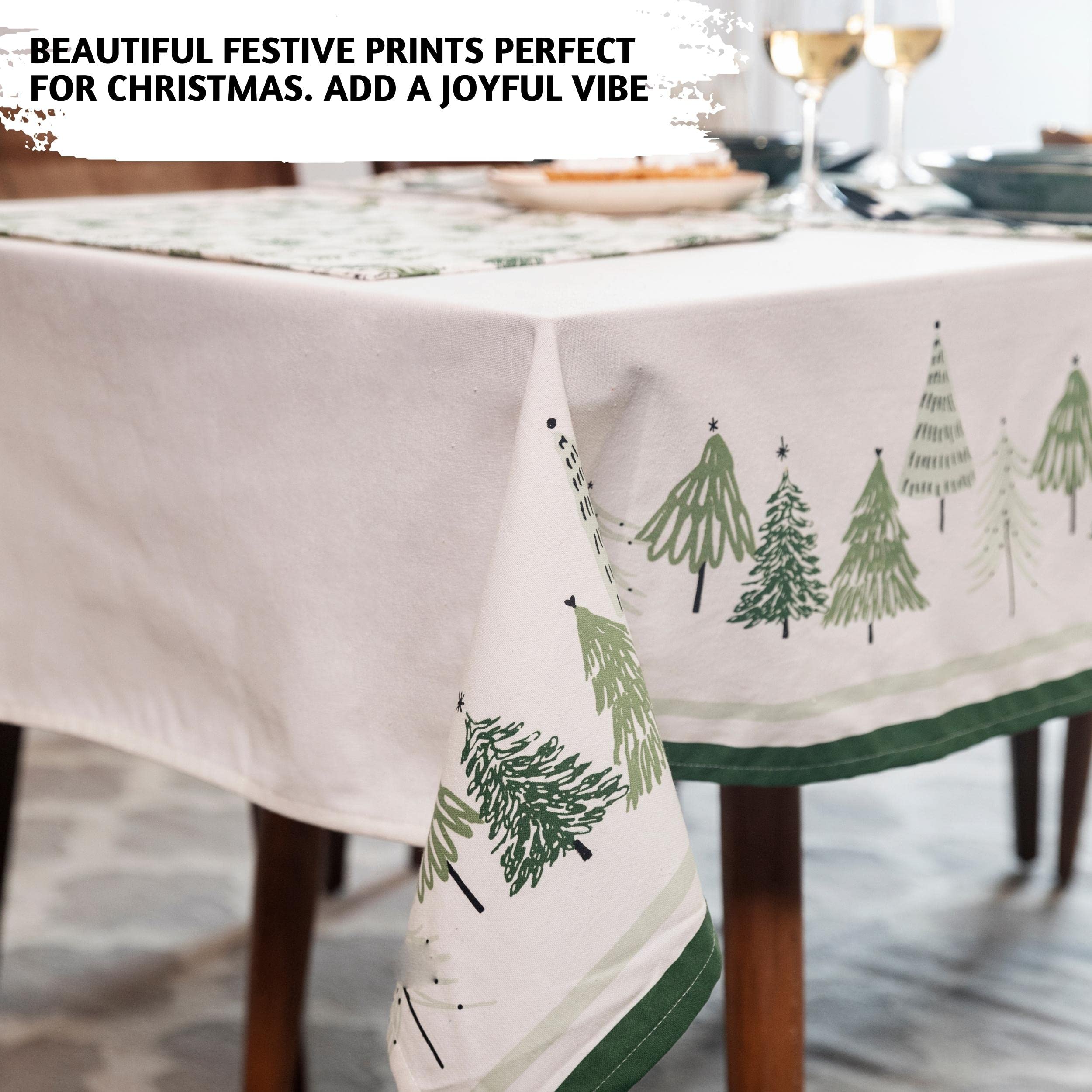 Folkulture Christmas Story Table Cloth