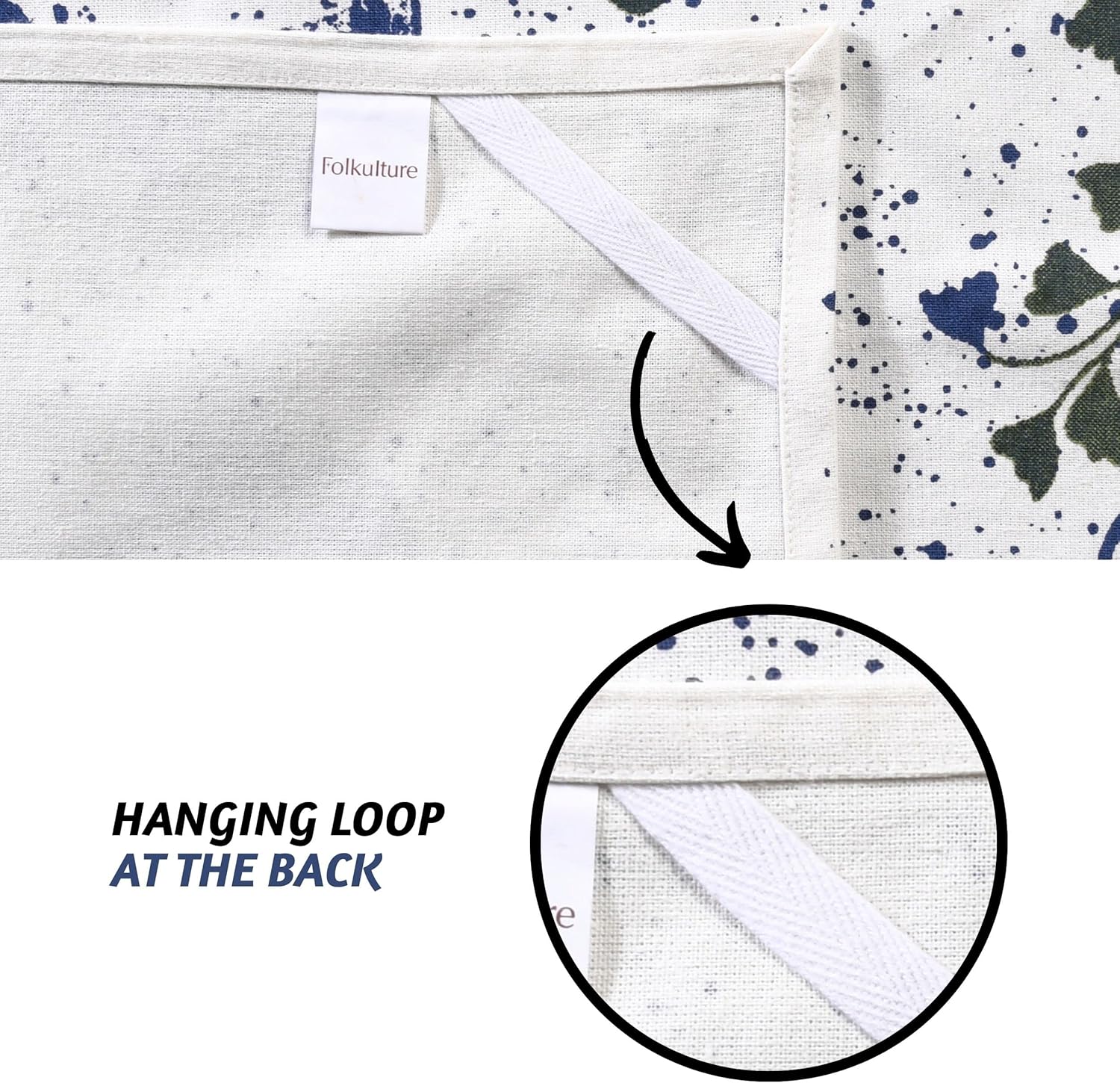 Folkulture Set of 3 - Kitchen Towel 100% Cotton Luna Rosa