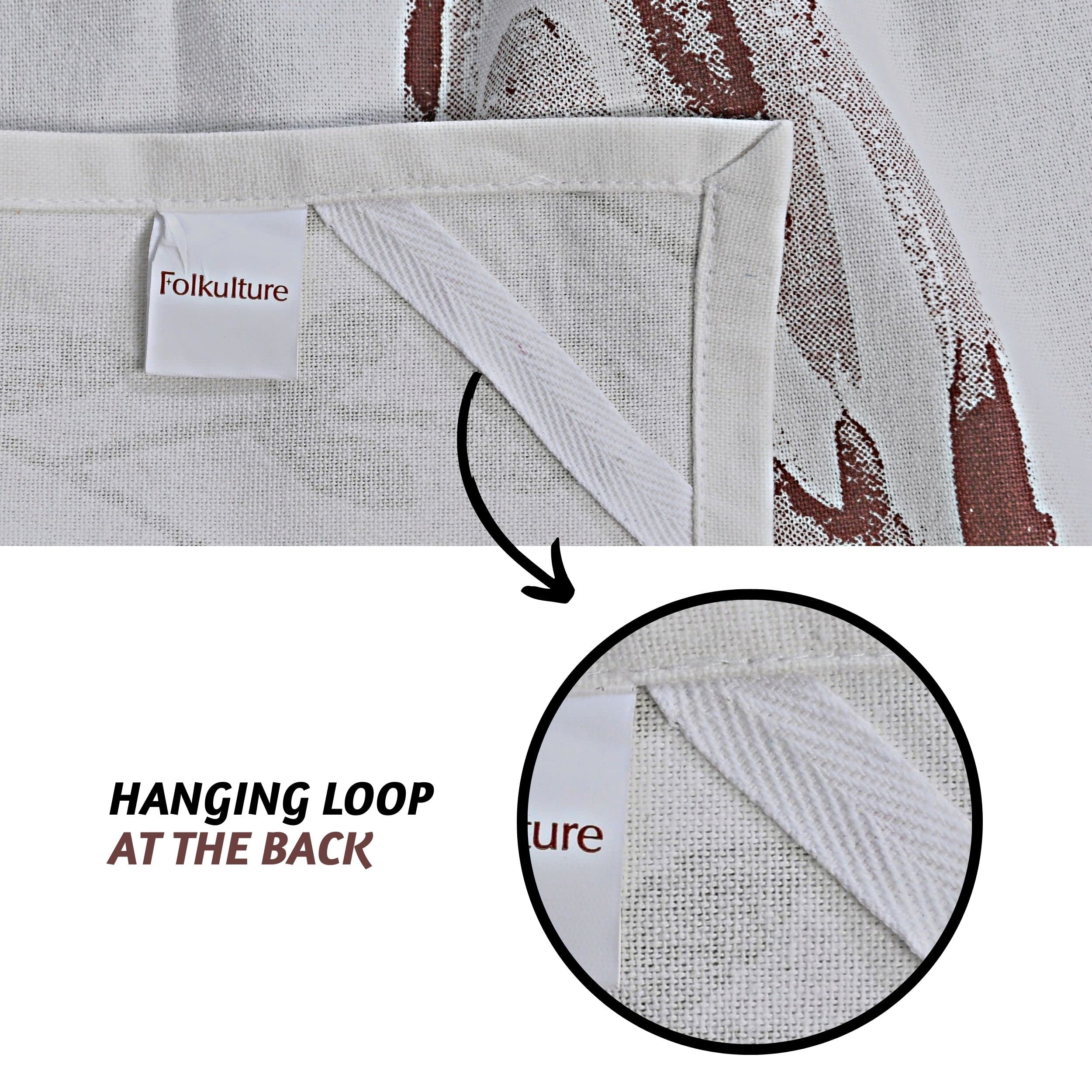 Folkulture Easter Kitchen Towels Set of 3 | 100% Cotton Dish Towels with Hanging Loop | Decorative Tea Towels for Easter Kitchen Decor (Easter Bunny)